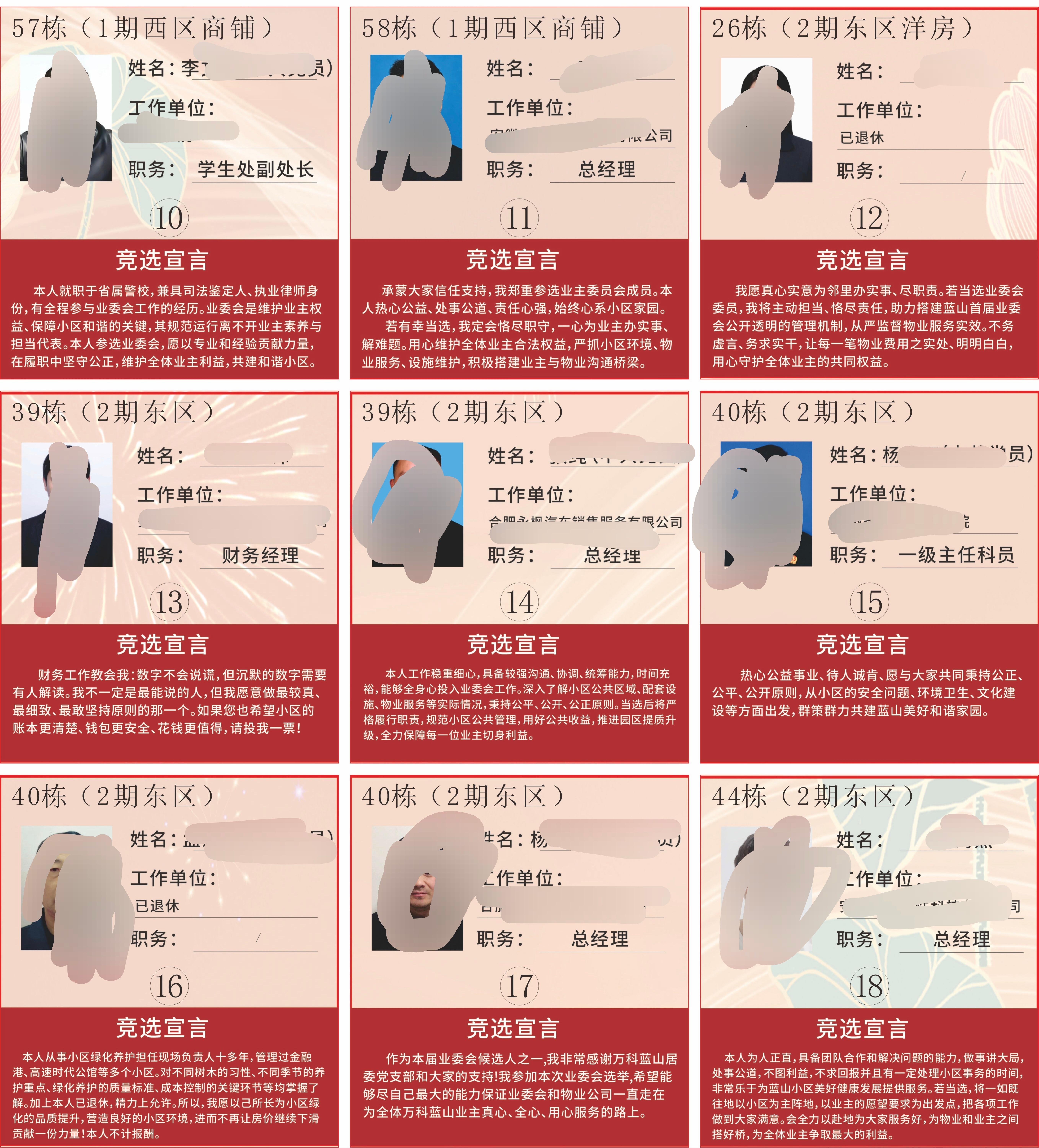 入住十年，我们这个小区终于要成立业委会了，这里面我就认识一个人，咋投票啊？谁家小
