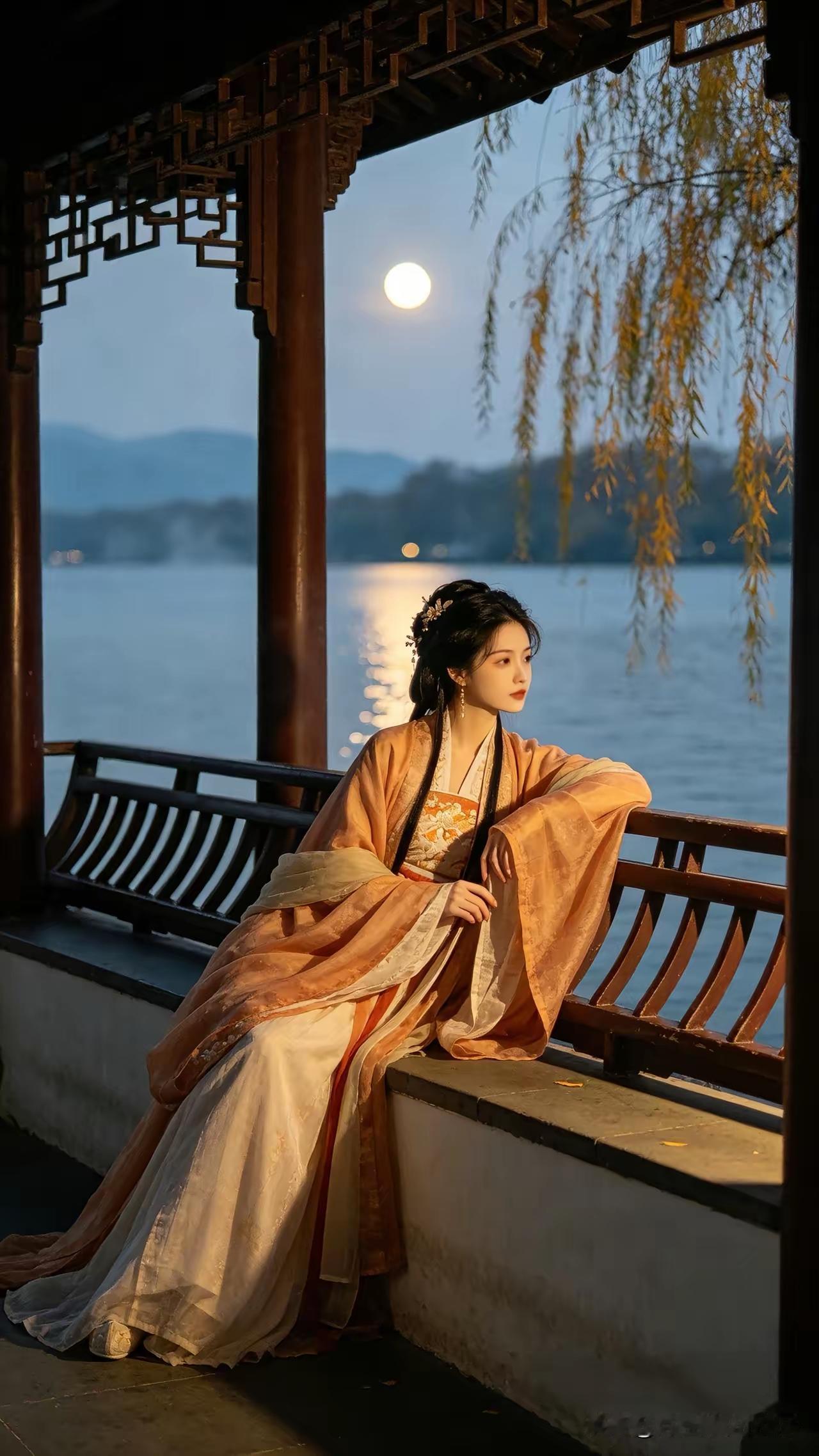塞鸿秋·江楼闻莺
画楼人散残酒醒，
帘间莺啭三两声。
相思欲托无鸿影，
一江春水