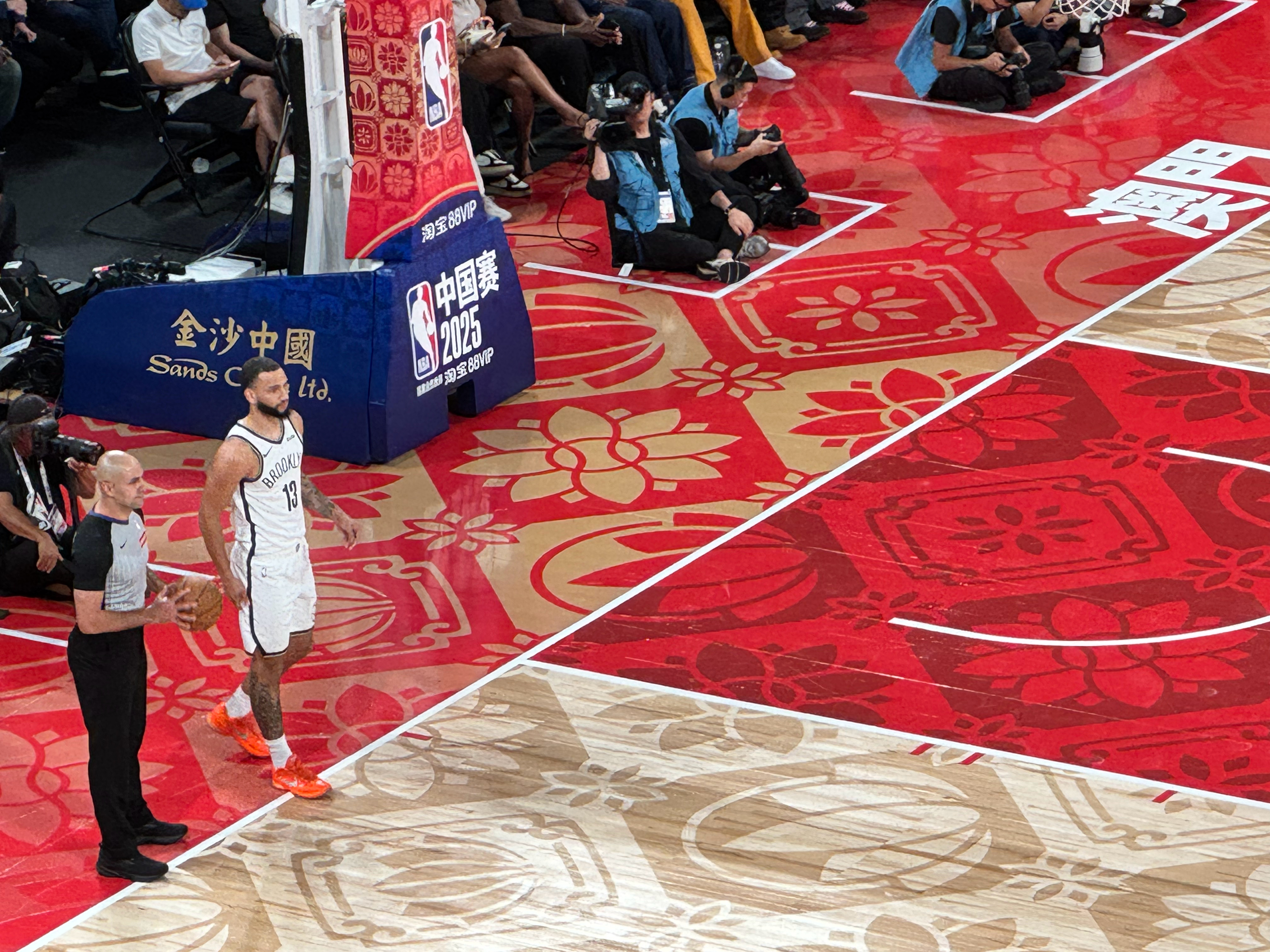 马丁替补出场！nba中国赛2025 // chinahawks ​​​