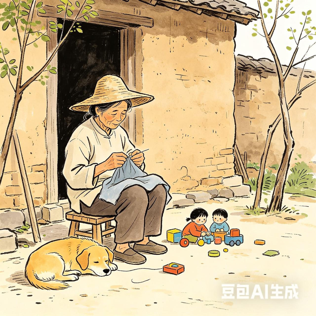 春姬婶那两天特别奇怪——没来由地心慌意乱，坐卧不安。

丈夫秋桂叔问她怎么了，她