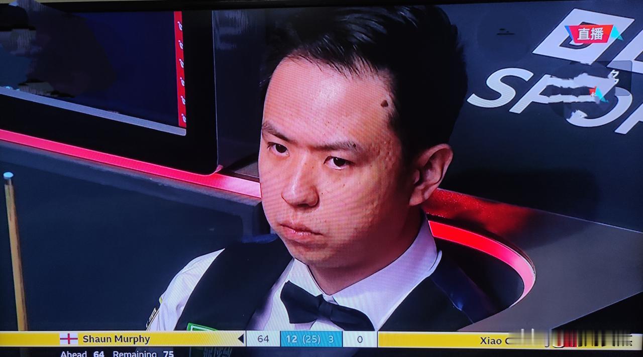 斯诺克世锦赛1/8决赛，肖国栋以3：13的悬殊比分不敌肖恩·墨菲，无缘晋级8强。
