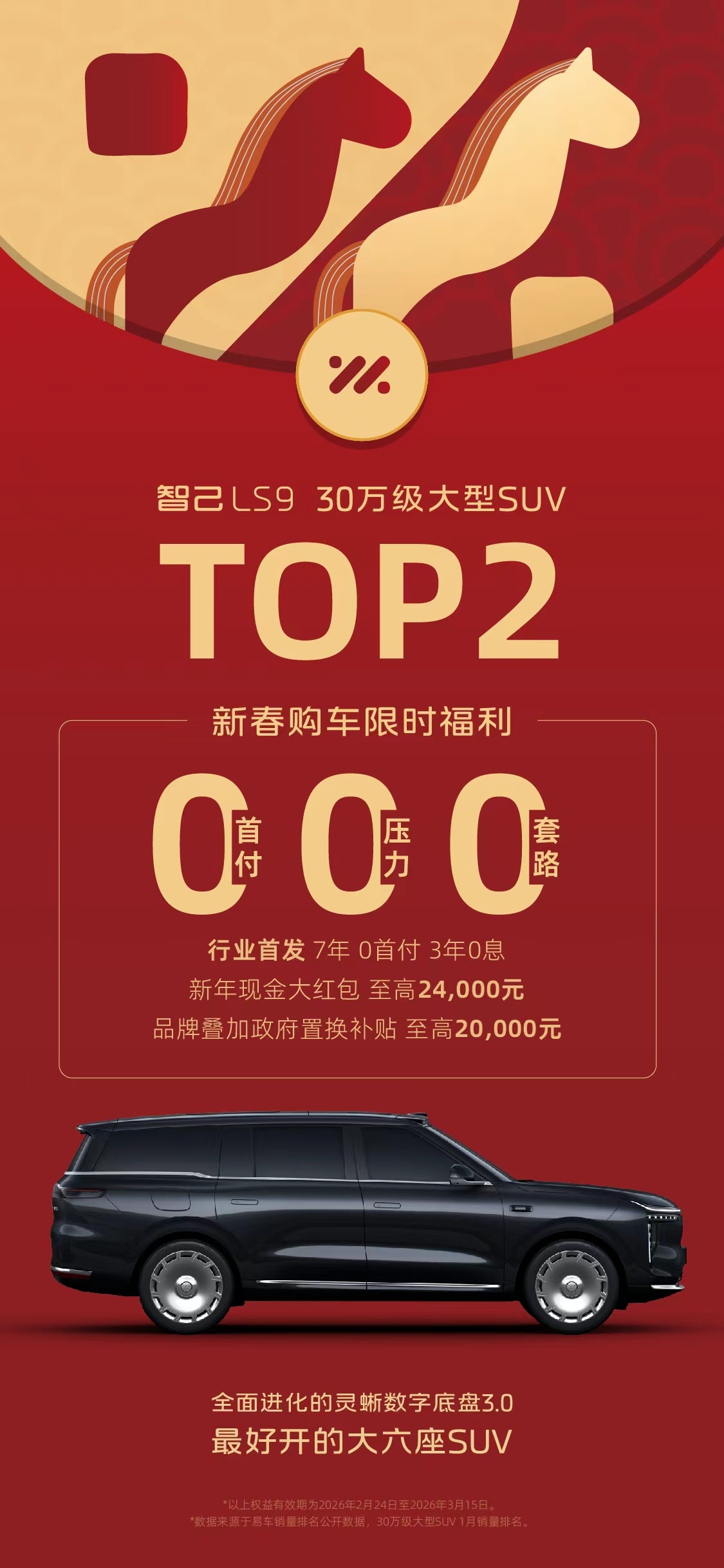 智己，七年零首付、三年零利息政策也来了，再过两天估计要开始点名谁家还没这政策了有