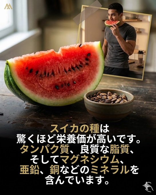 是不是很厉害？🍉其实西瓜籽的营养价值高得惊人！富含蛋白质、优质脂质，以及镁、锌