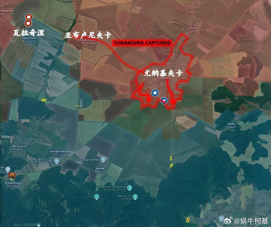 就这样的态势乌源告诉我瓦拉奇涅是乌克兰的？来源：The Iron Dispatc