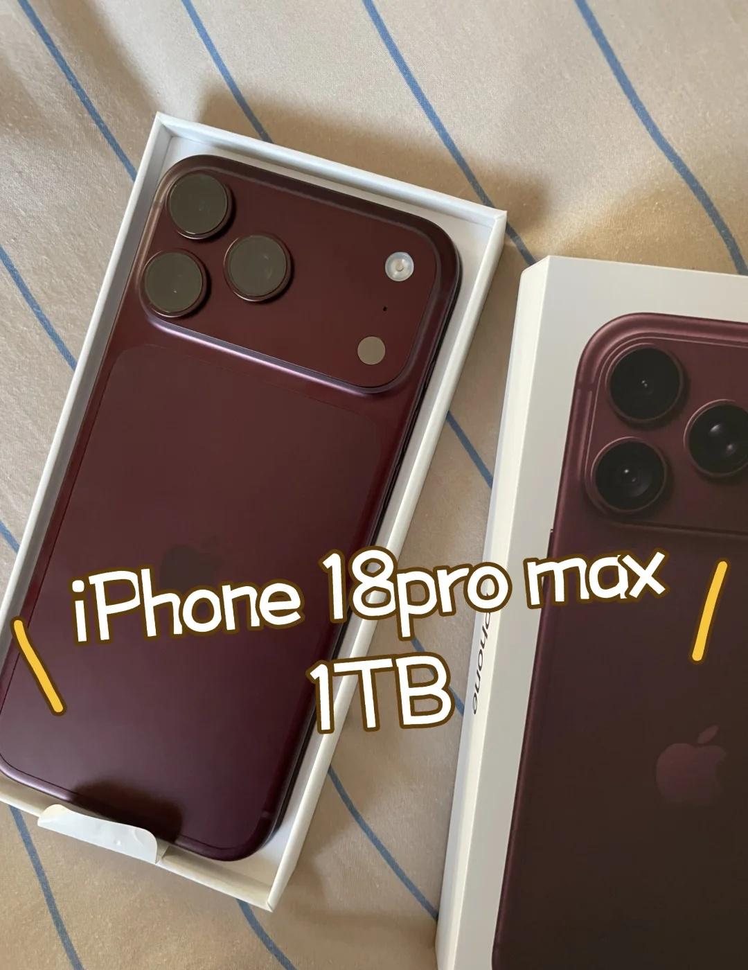 静安apple丝滑退换货
店里又有现货啦～iPhone 18pro max1TB