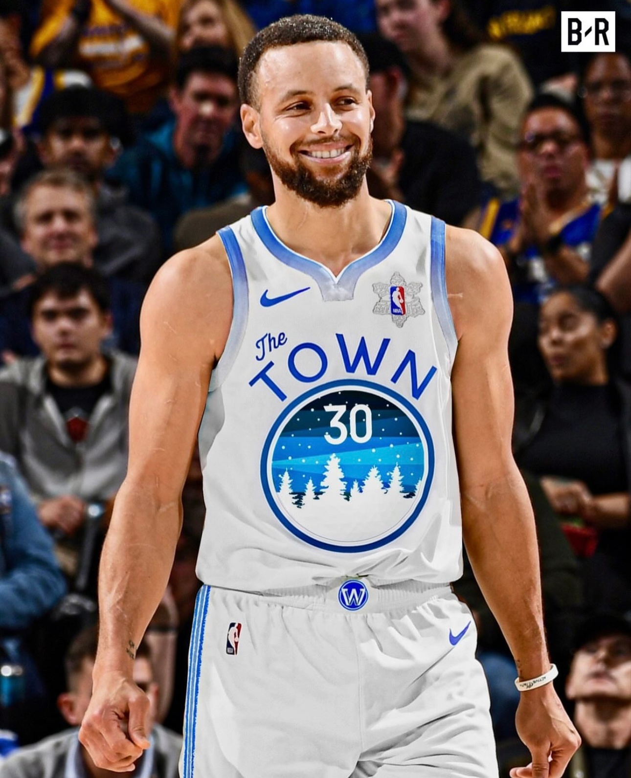 B/R制作了一波圣诞节特效图，这球衣有点好看啊！🎄NBA圣诞大战