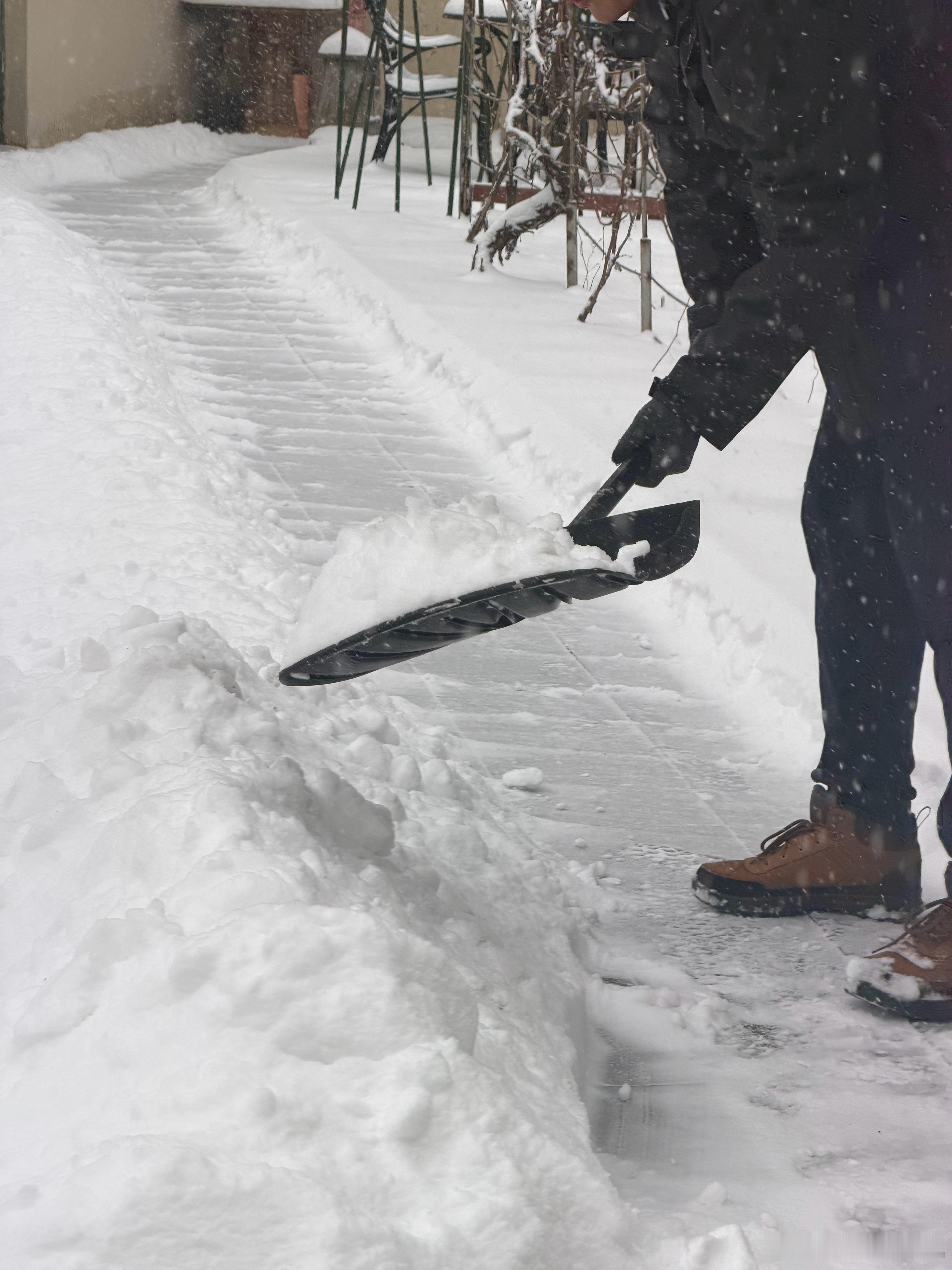 好大雪哦今天！我们全家又总动员了啃老博主的机秘生活