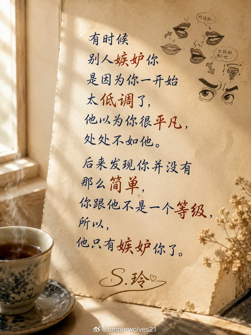 我们单枪匹马闯入这世间，只为活出属于自己的所有可能。愿你这一生既有随处可栖的江湖