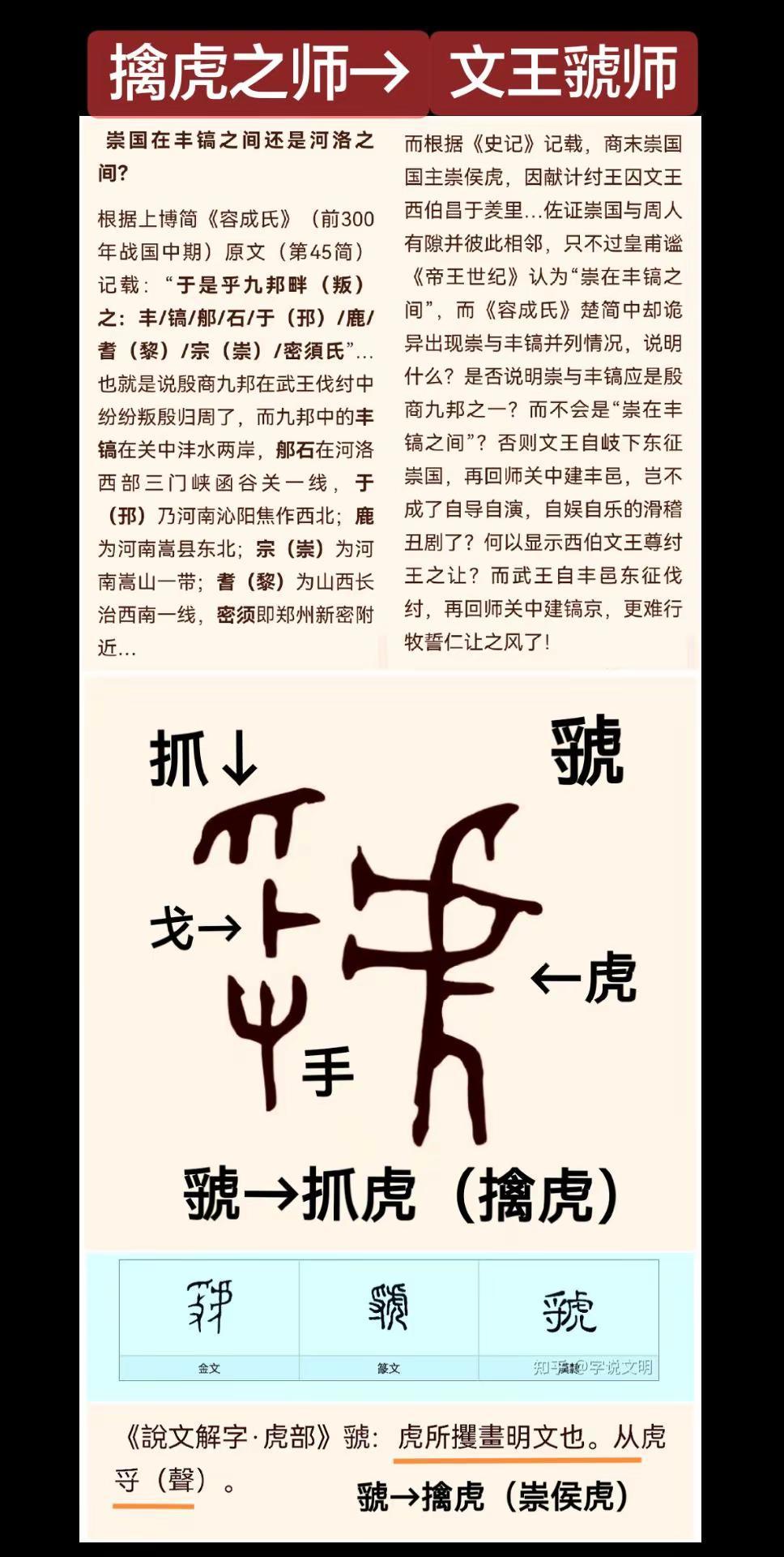 文王伐崇之虢师