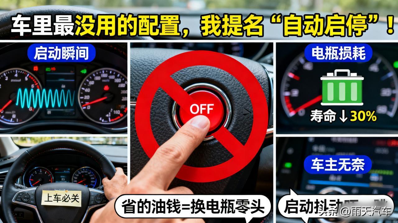 车里最没用的配置，我提名“自动启停”！

上车第一件事就是关自动启停！省那点油不