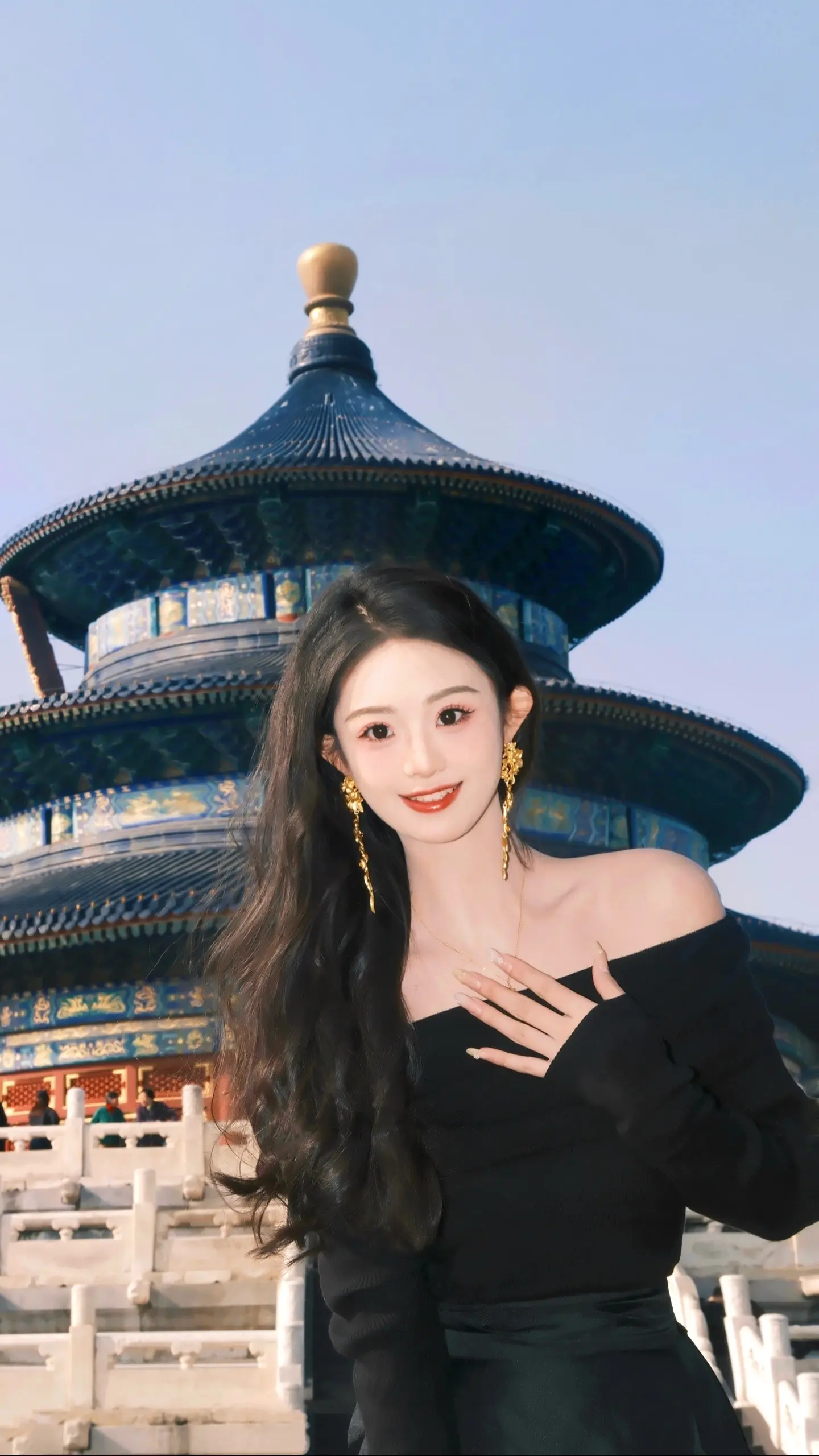 “我与天坛” 红墙蓝瓦 片片祈年。