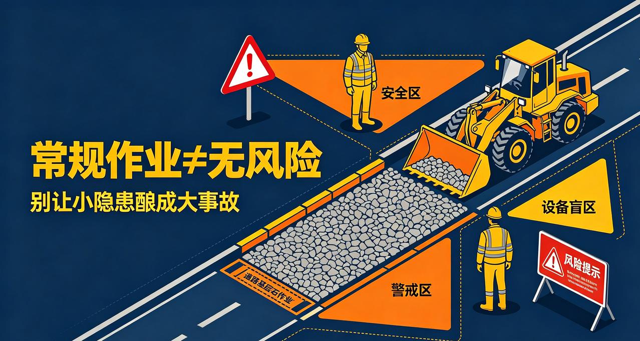 从道路基层砂石找平清扫作业谈风险管控
 
干安全管理多年，我发现一个普遍现象：建