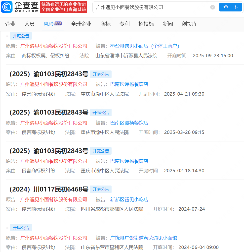 多地“渝见小面”遇商标纠纷，重庆市小面协会：“渝”“小面”是
