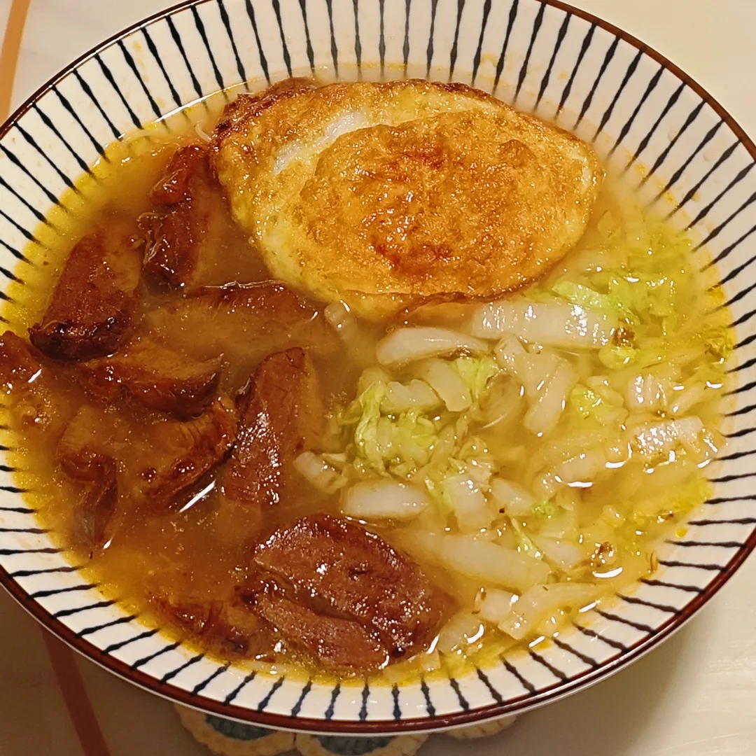 禾伙人今晚吃什么！吃牛肉土爽面~