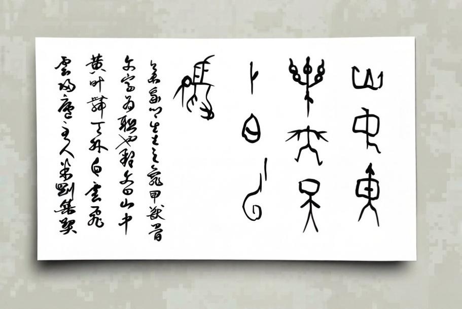 米刚甲骨文作品