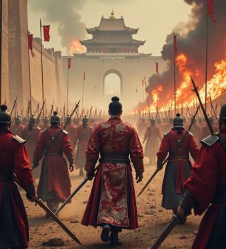 安史之乱时，潼关被攻破。大将王思礼的战马被射死，叛军近在咫尺，千钧一发之际，一名