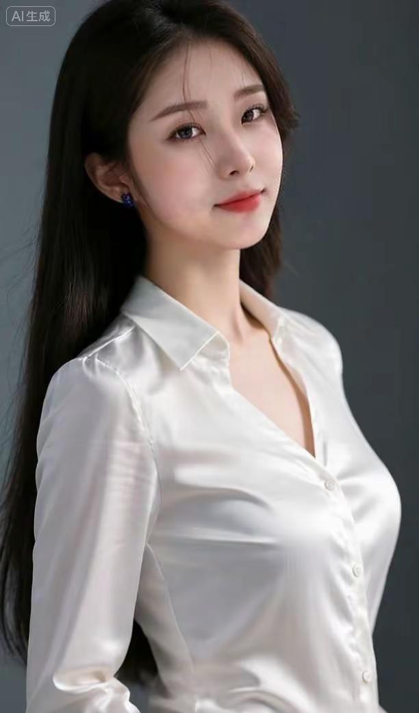 白衬衫也能穿出高级感✨顺光拍摄显脸小，丝滑质感超上镜～通勤约会都拿捏！💼🌸?