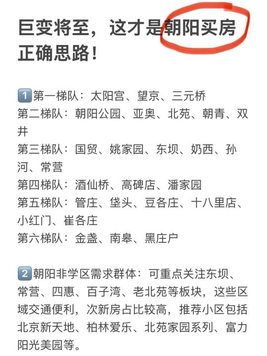 巨变将至，这才是朝阳买房正确思路！