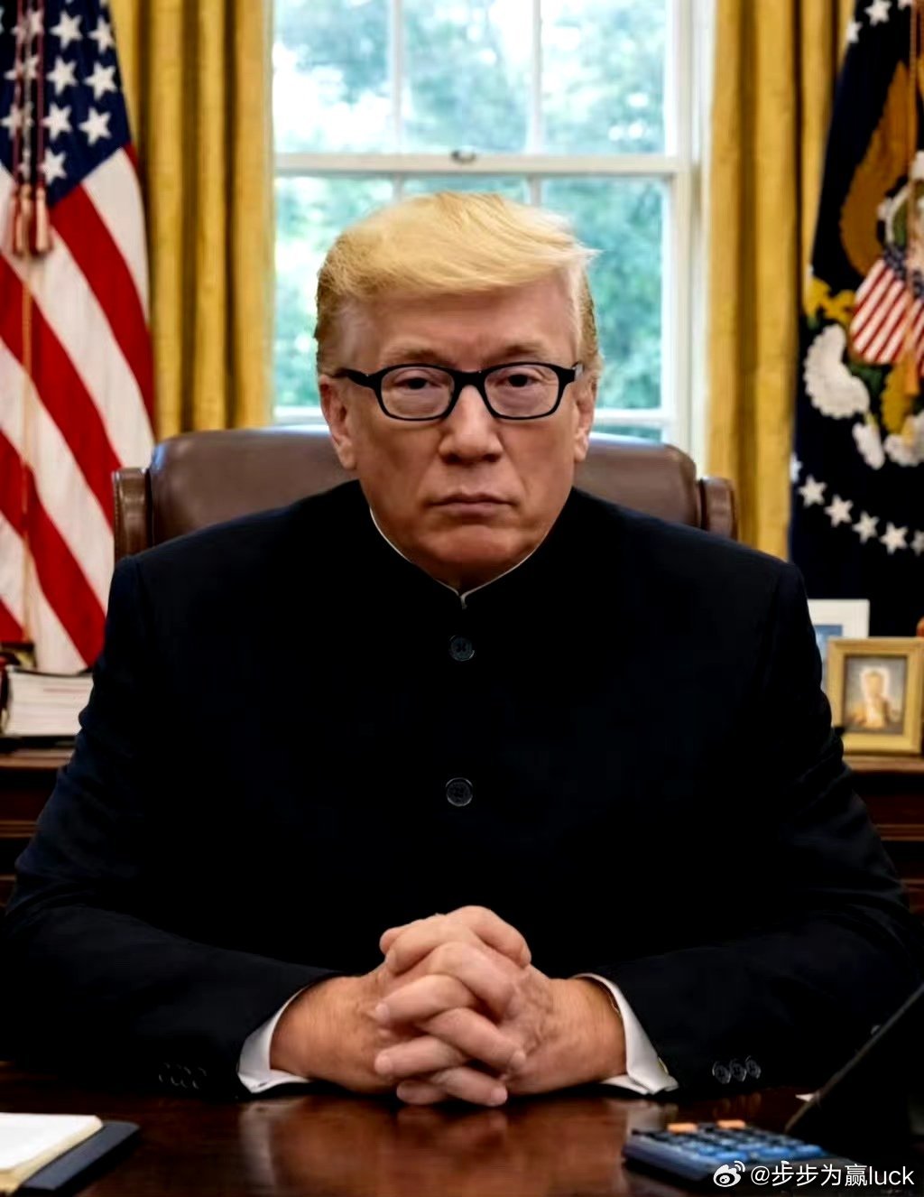 特朗普：我摊牌了，其实我是峨眉峰 