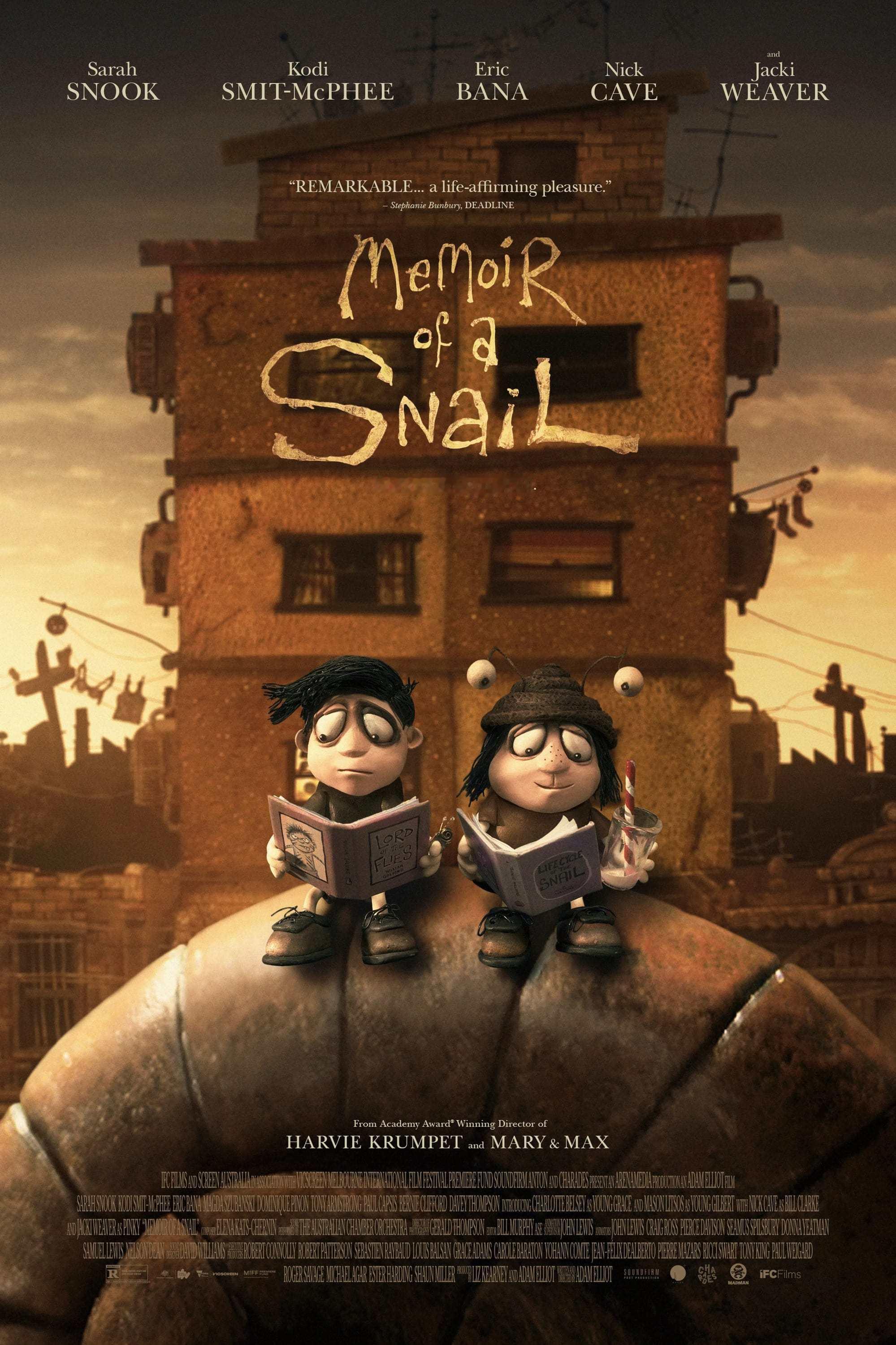 2年前的昨天，《蜗牛回忆录》在昂西动画影展上映亚当·艾略特导演，莎拉·斯努克 /