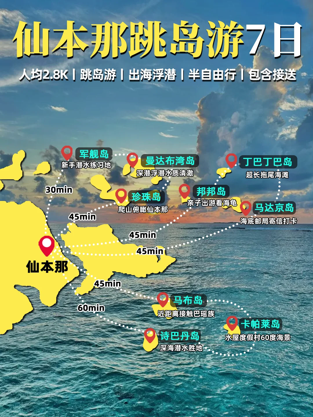 国庆出游｜仙本那吉隆坡7天宝藏路线在这里