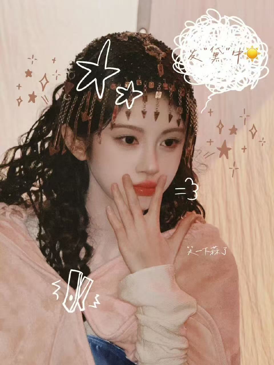 鞠婧祎阿黛片场手绘plog 这个小鞠如此美萌～太可爱啦！ 