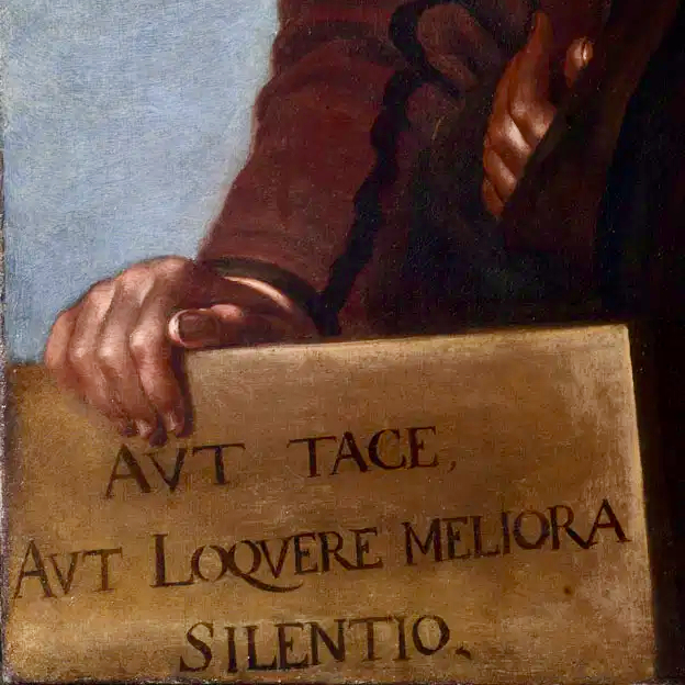 Aut tace, aut loquere meliora silentio (
