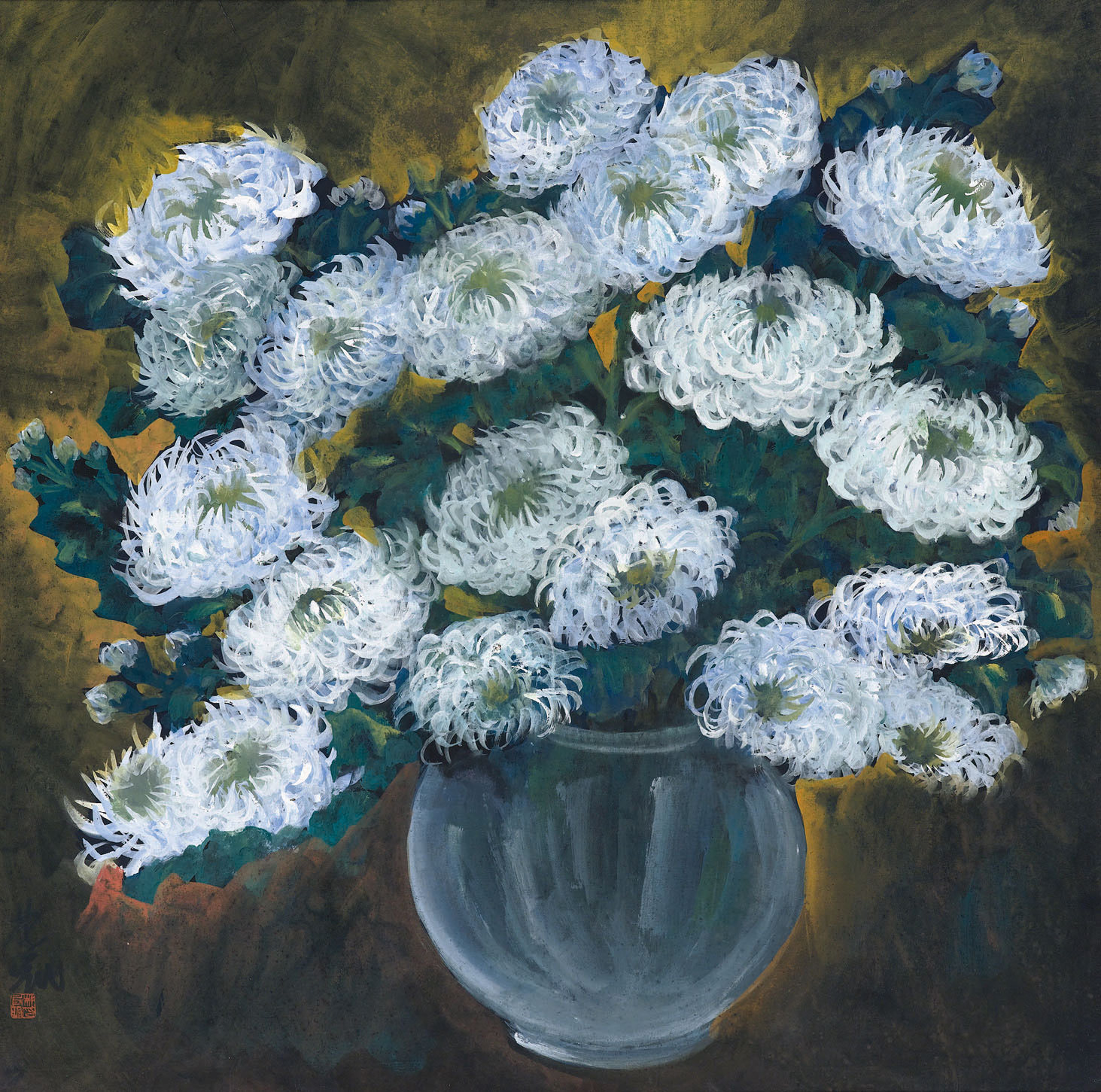 菊花，林风眠 