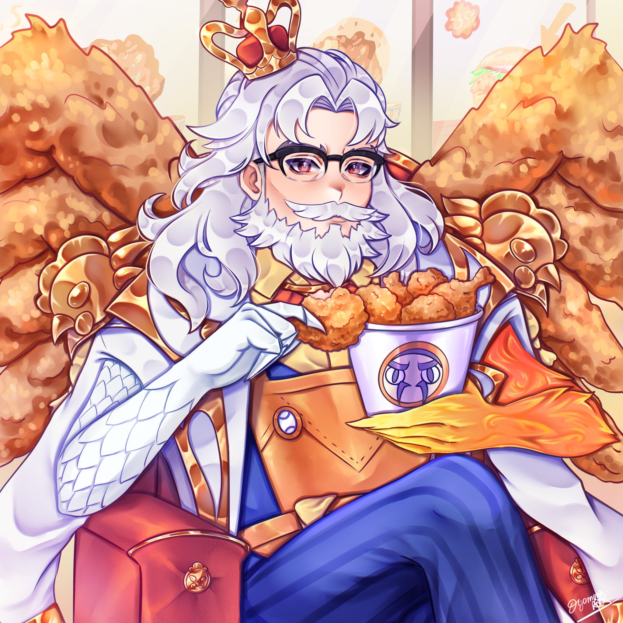 炸鸡之王 斯维因（cr:DYAMONDARTS）英雄联盟