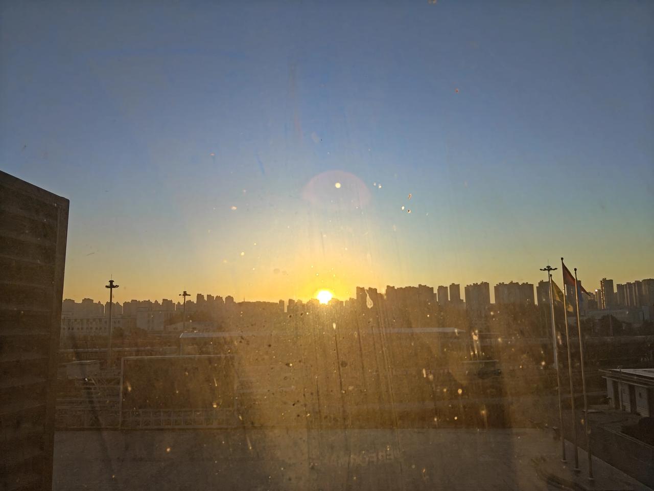 今日沈阳晨曦，寒意袭来