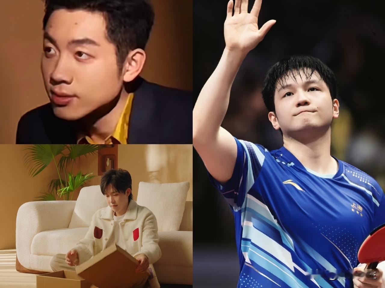 同事问我，
王楚钦、许昕，樊振东选女婿的话，
你选哪个？
我说当然是樊振东啦！