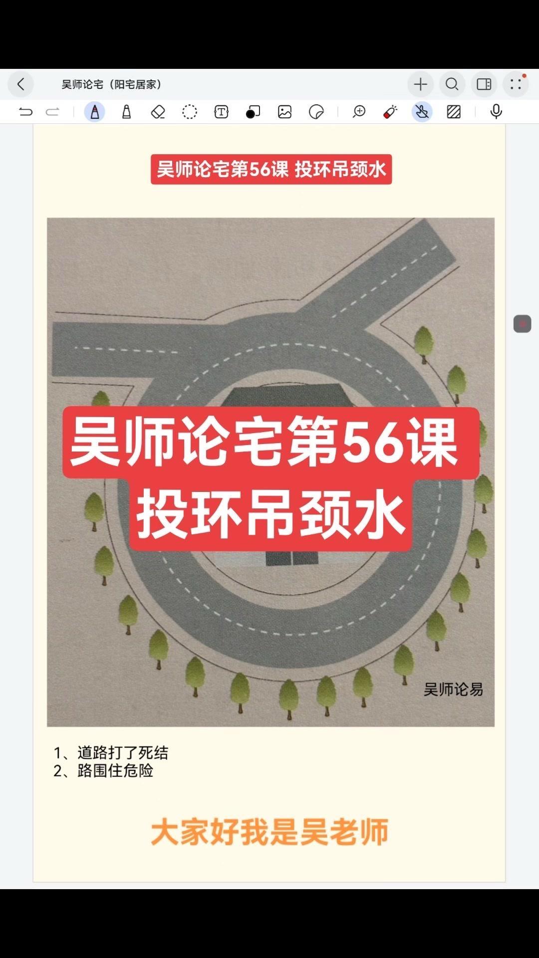 🚩什么是投环吊颈水？🚩大家好，我是吴老师。今天和大家一起来分享一下什么是头环