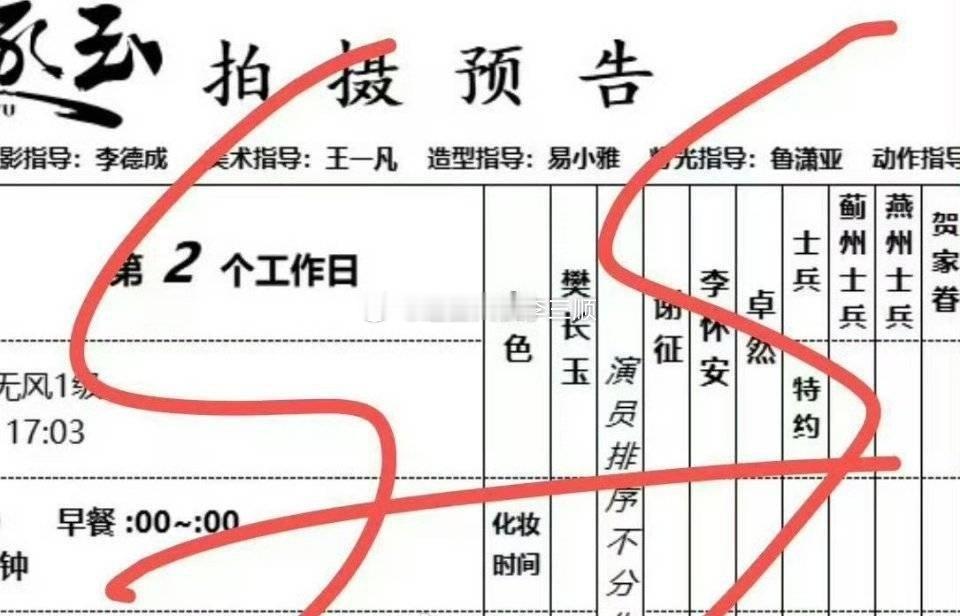 《逐玉》的通告当显示排名不分先后 [摊手] 