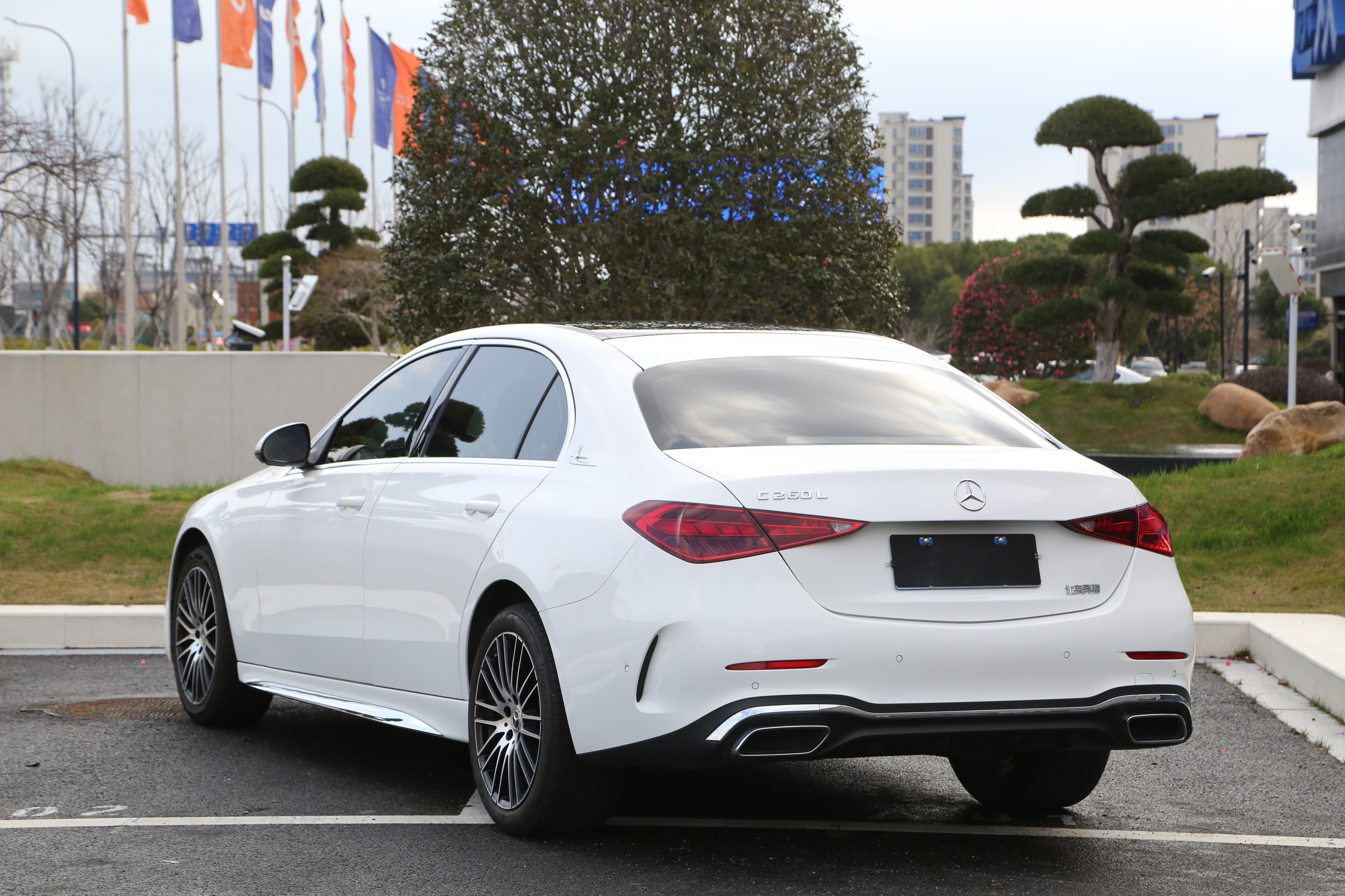 奔驰C200L与C260L最大的区别就是有无全景天窗了，价格实惠点是不是全景天窗