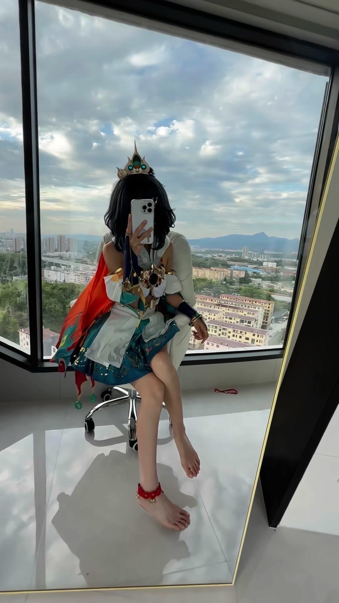 5200天的等待，终于等到云璃降临！这次是还原经典的云璃造型，从发冠到裙摆都选了