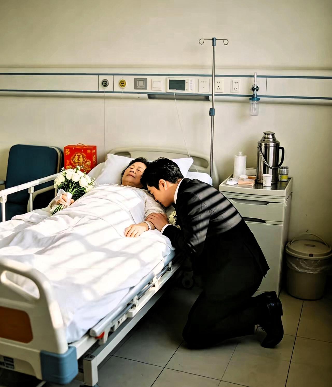 泪目！河南一男子今天结婚，一大早打扮得帅帅气气的，却没先去接新娘，反倒第一时间冲
