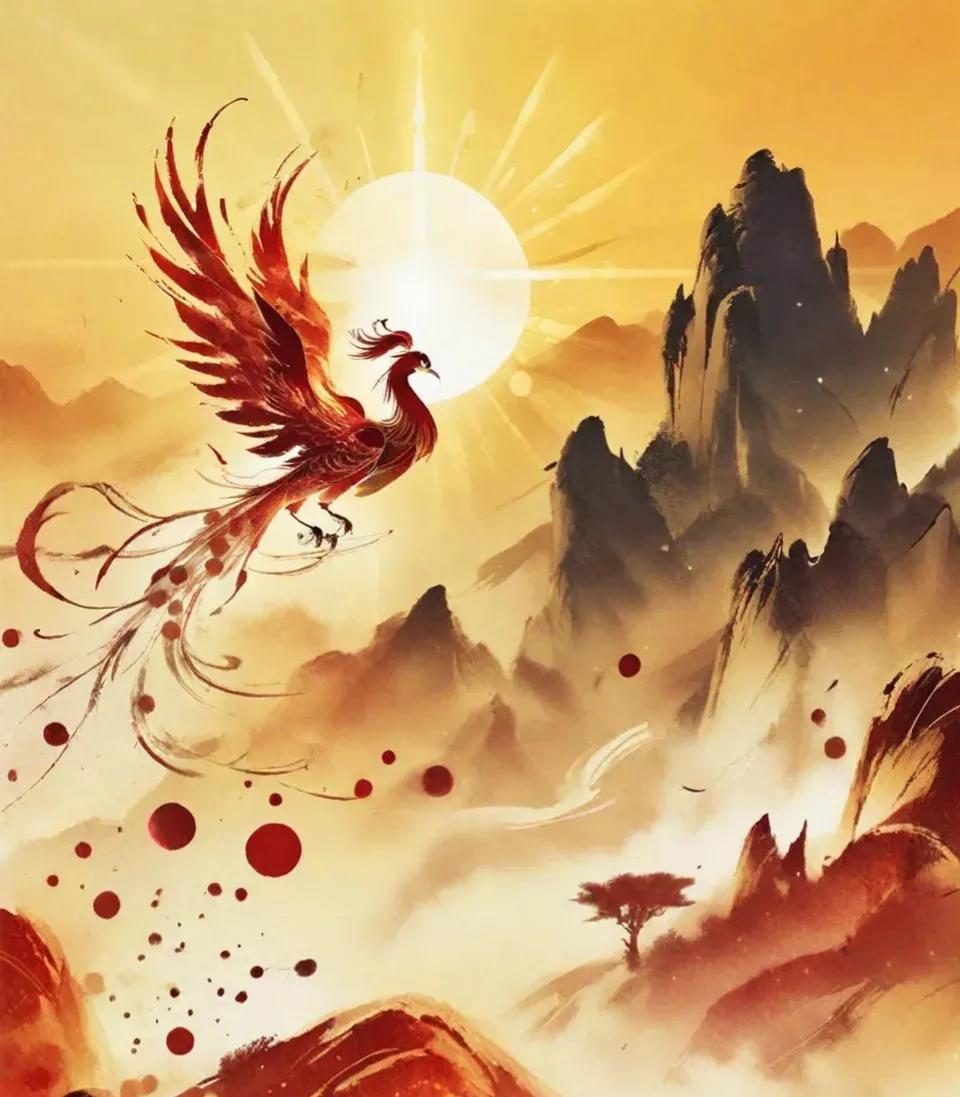 愿祝君如此山水，滔滔岌岌风云起。——冯时行《遗夔门故书》
【释义】我愿祝愿您像这