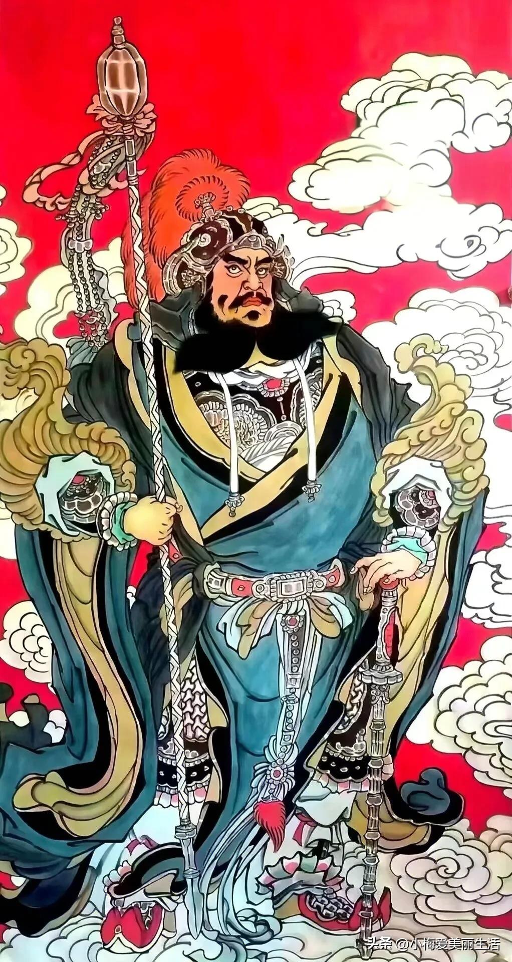 威武将军，云海间驰骋。