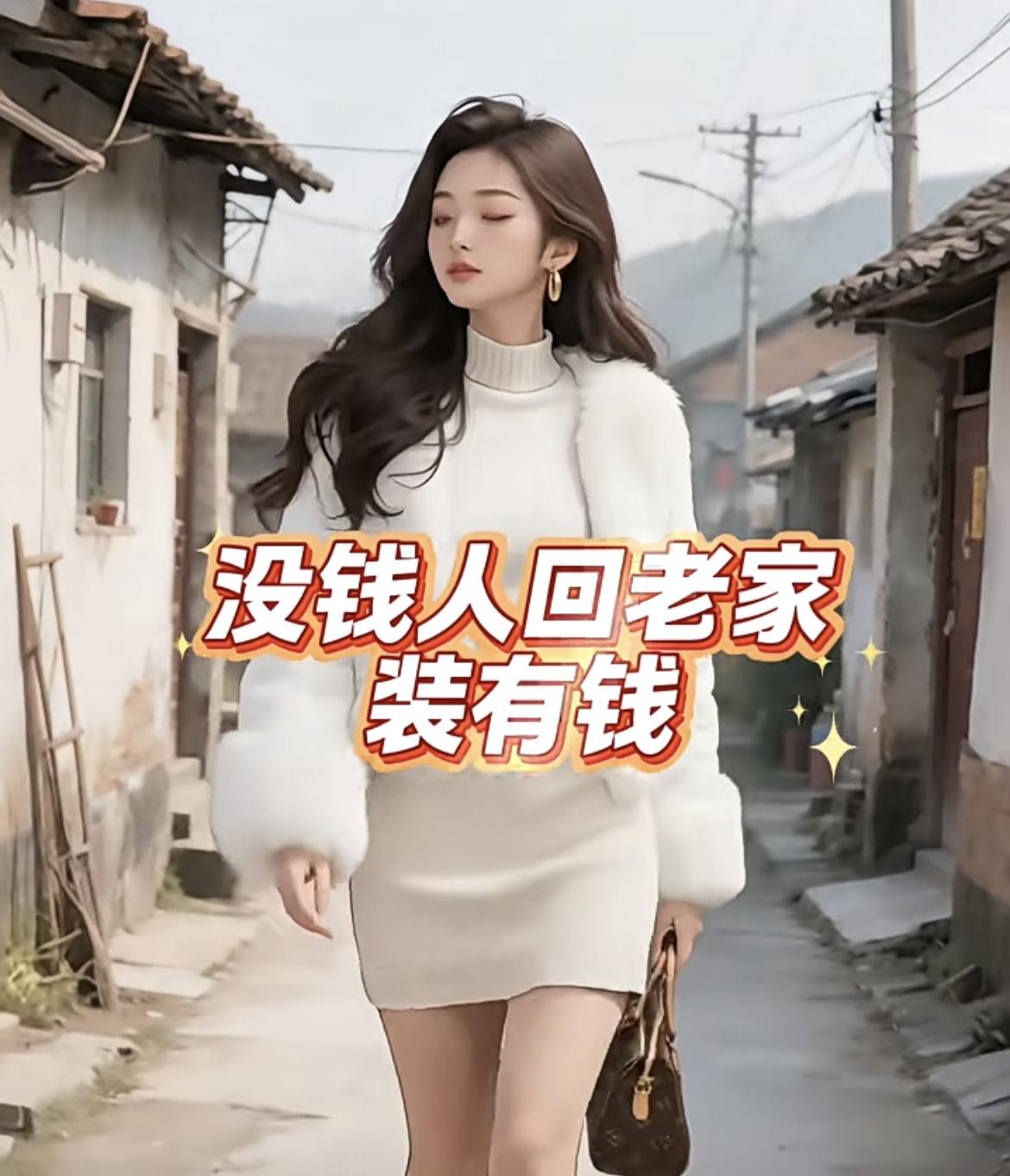 那有钱的姑娘穿件旧冲锋衣，逢人就说“混口饭吃呗”，转头偷偷把村头那破健身器材全换