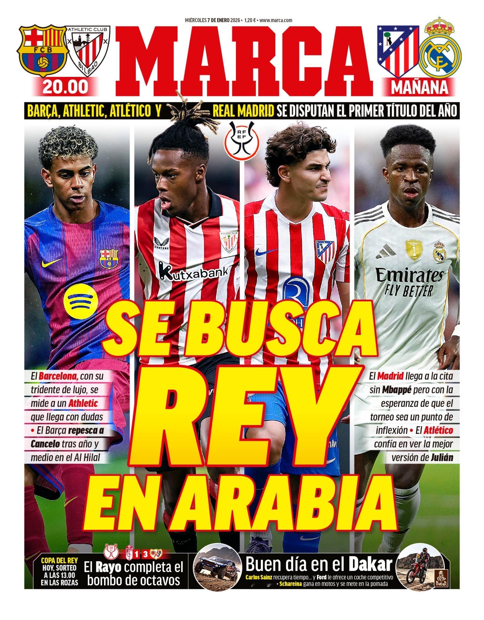 皇马 《马卡》没有姆巴佩的皇马来到西超杯，希望这项赛事是个转折点 