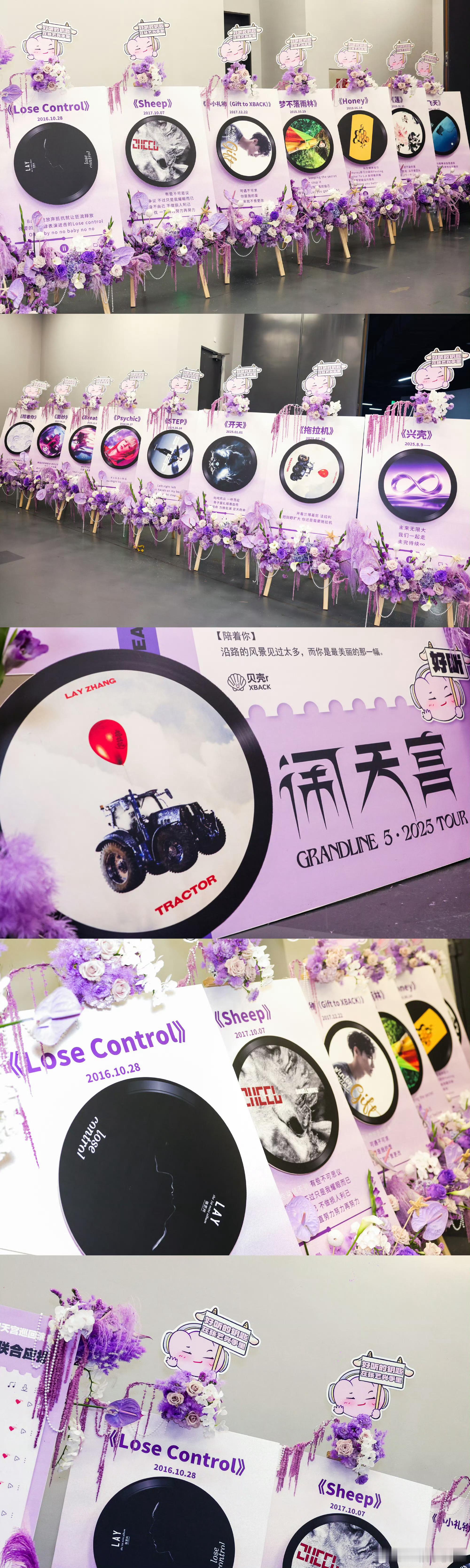 张艺兴2025闹天宫演唱会成都站紫色花蓝好漂亮啊！期待张艺兴今晚的炸裂舞台[老师