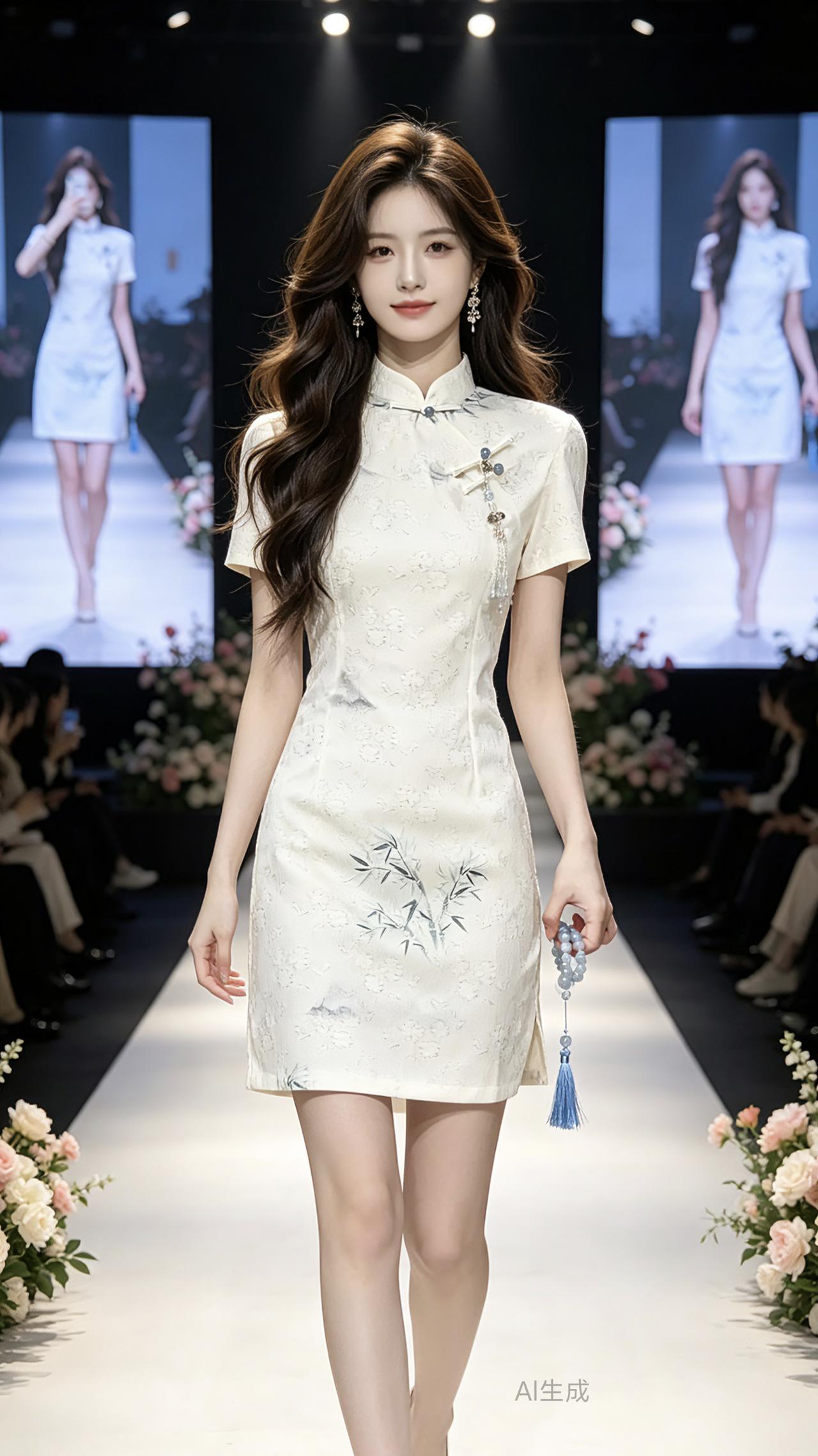 新中式旗袍怎么穿出气质 中国风改良旗袍 连衣裙女装穿搭穿出高级感