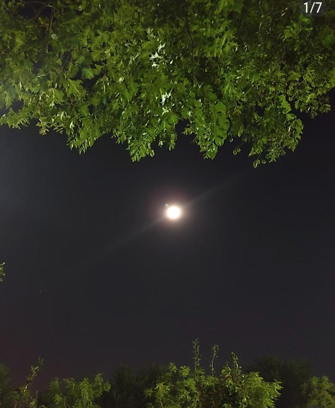 一家人热热闹闹的中秋家宴结束后，我和先生没急着回家，晚风刚刚好凉快，就顺着街边慢