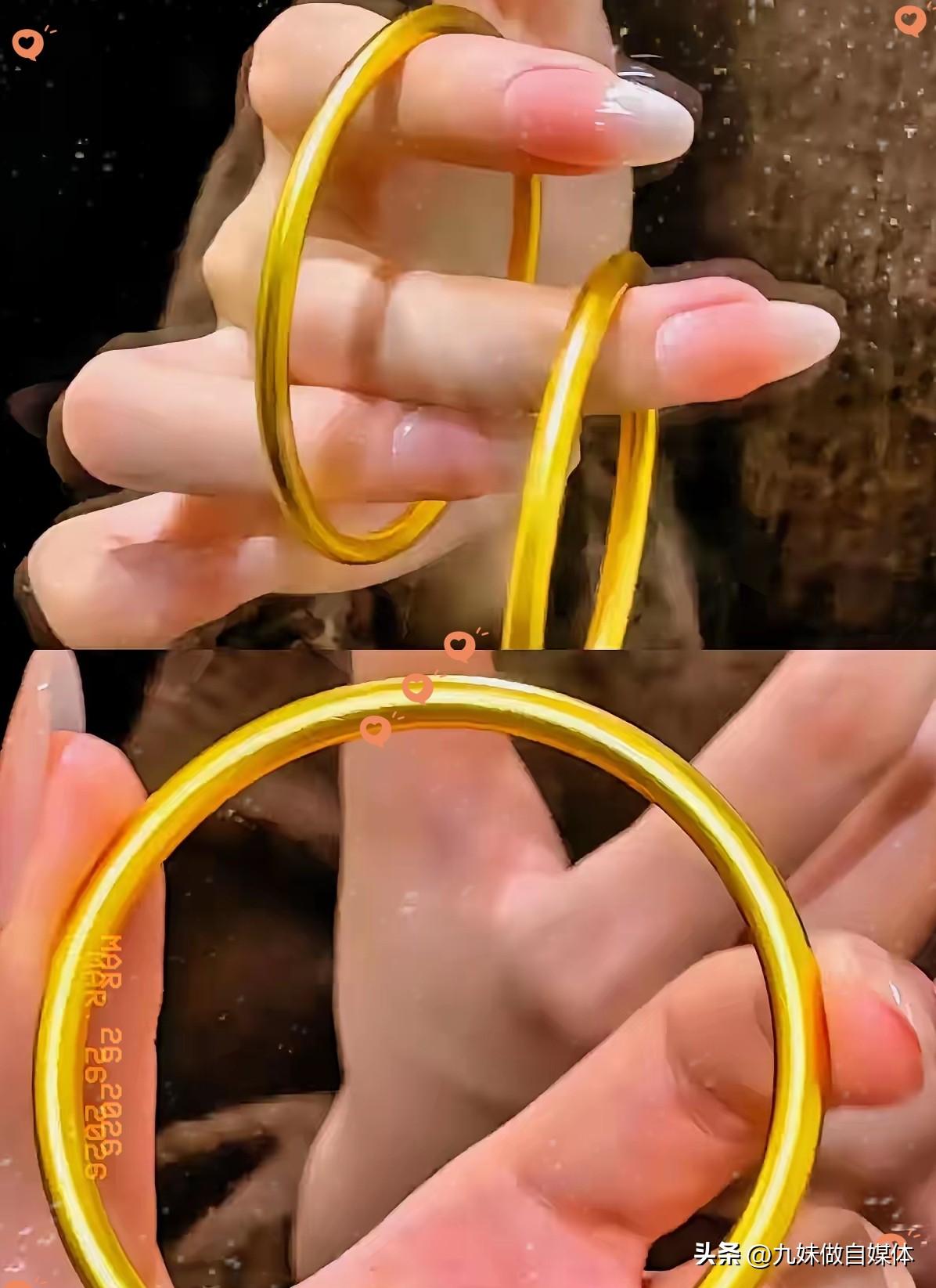 这下好了，
金价彻底跌疯了！
3月26日，一只58克的金镯子，75000块就能直