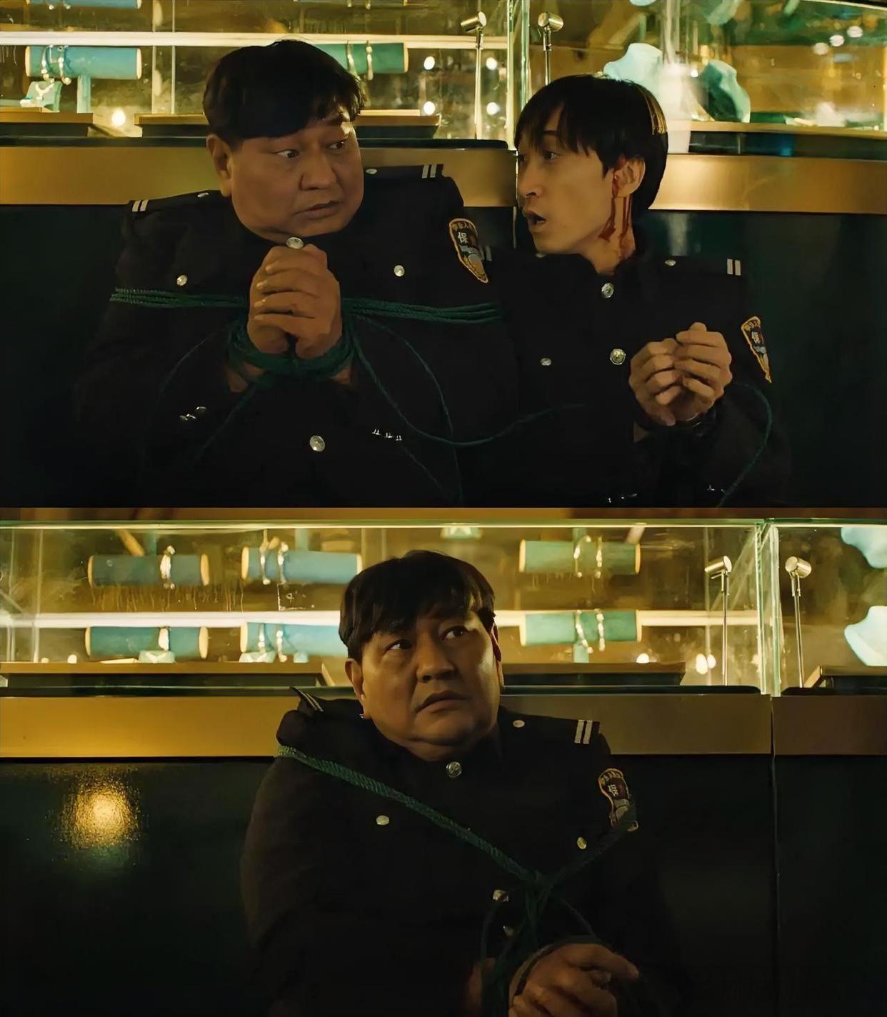 《悬案》第二集这段看笑了！绑匪捆保安跟闹着玩一样，逻辑完全说不通
 
本来抱着紧