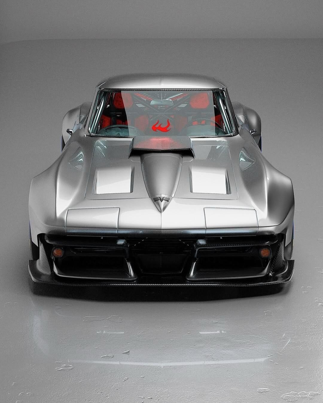 【美国魟鱼—雪佛兰C2 Corvette】C2的设计灵感源自1959年的Stin