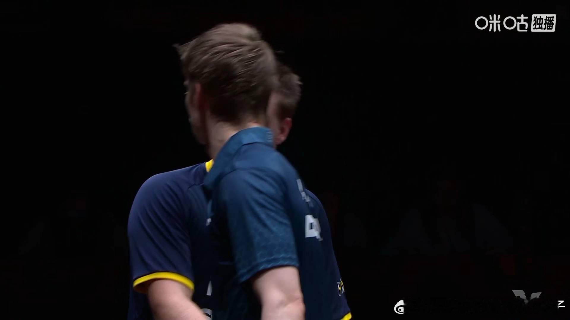 莫雷高德4比1林德（12，7，5，-8，8）晋级2025WTT香港总决赛男单八强