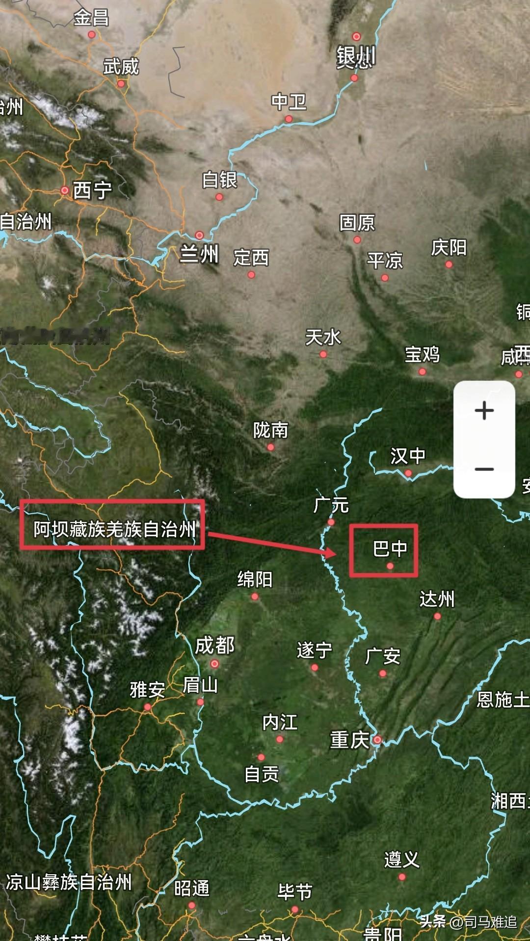 四川，从阿坝州4到巴中市2算那个什么吗？
阿坝州，总面积8.42万平方公里，下辖