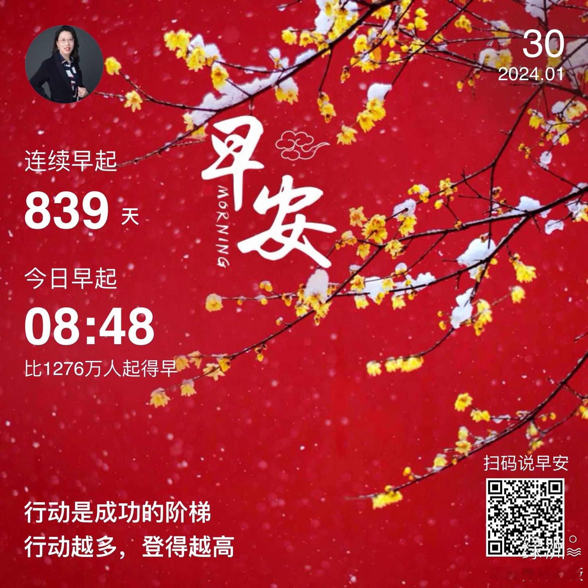 #早安#行动是成功的阶梯，行动越多登得越高。 
