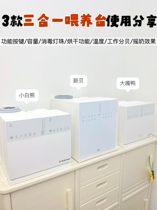 选对三合一喂养台，真的太香了｜附对比